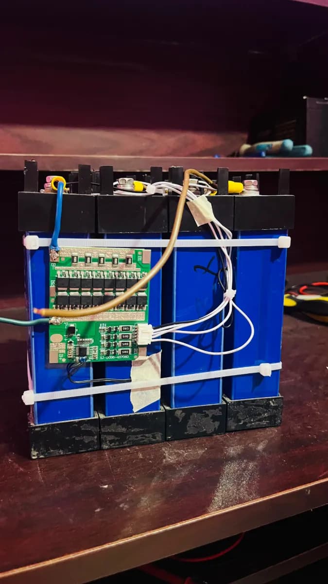 12v 50ah old lithium battery pack 40a bms