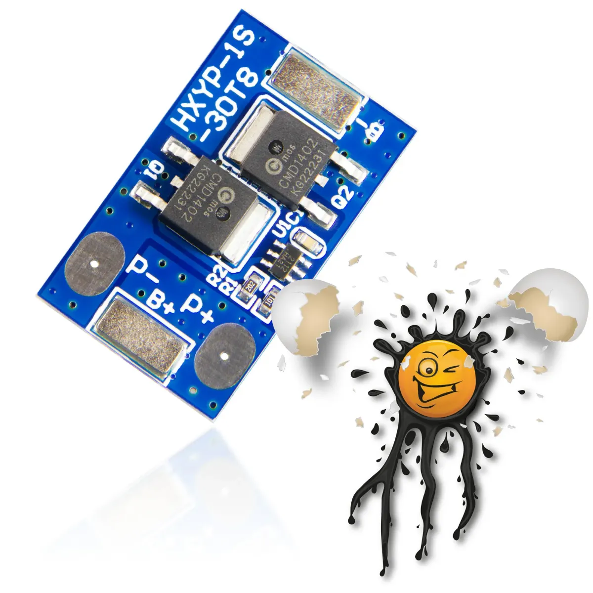 1S 3.2V LiFePO₄ battery bms